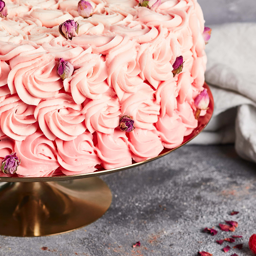 Rose & Lychee Cake