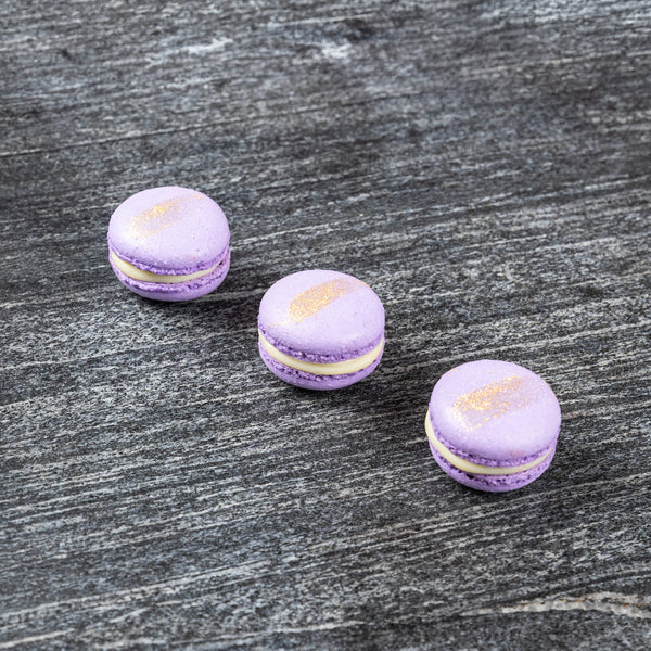 Mini Blueberry Macarons