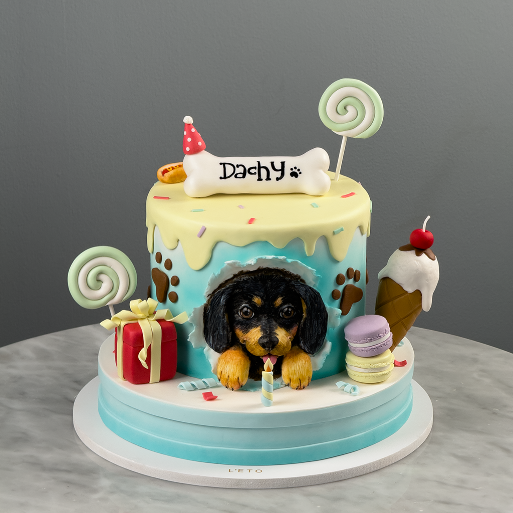 Dachy Dog Cake