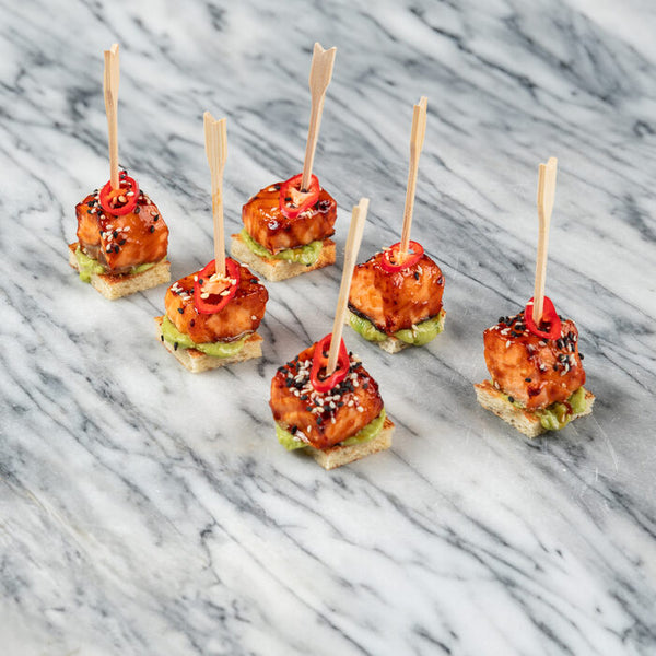 Salmon Teriyaki Bites