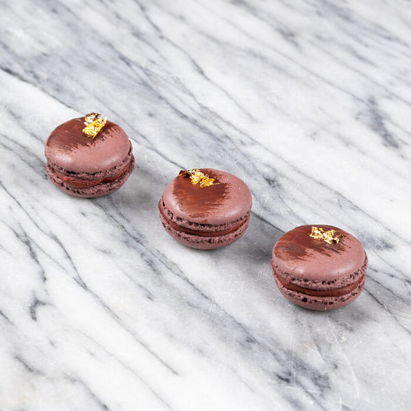 Mini Chocolate Macarons