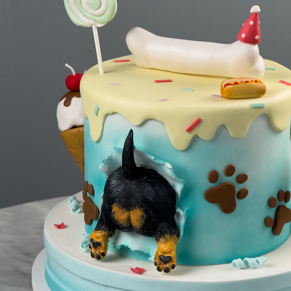 Dachy Dog Cake