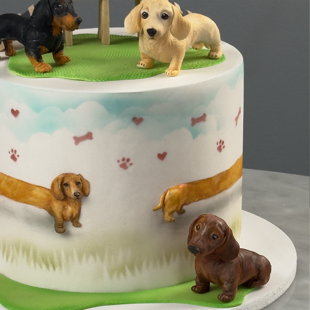 ⁠Dog Park Cake