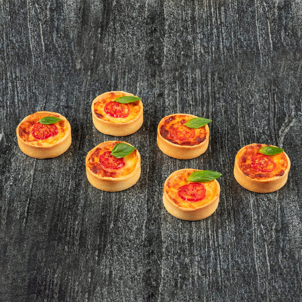 Tomato & Buffalo Mozzarella Quiche