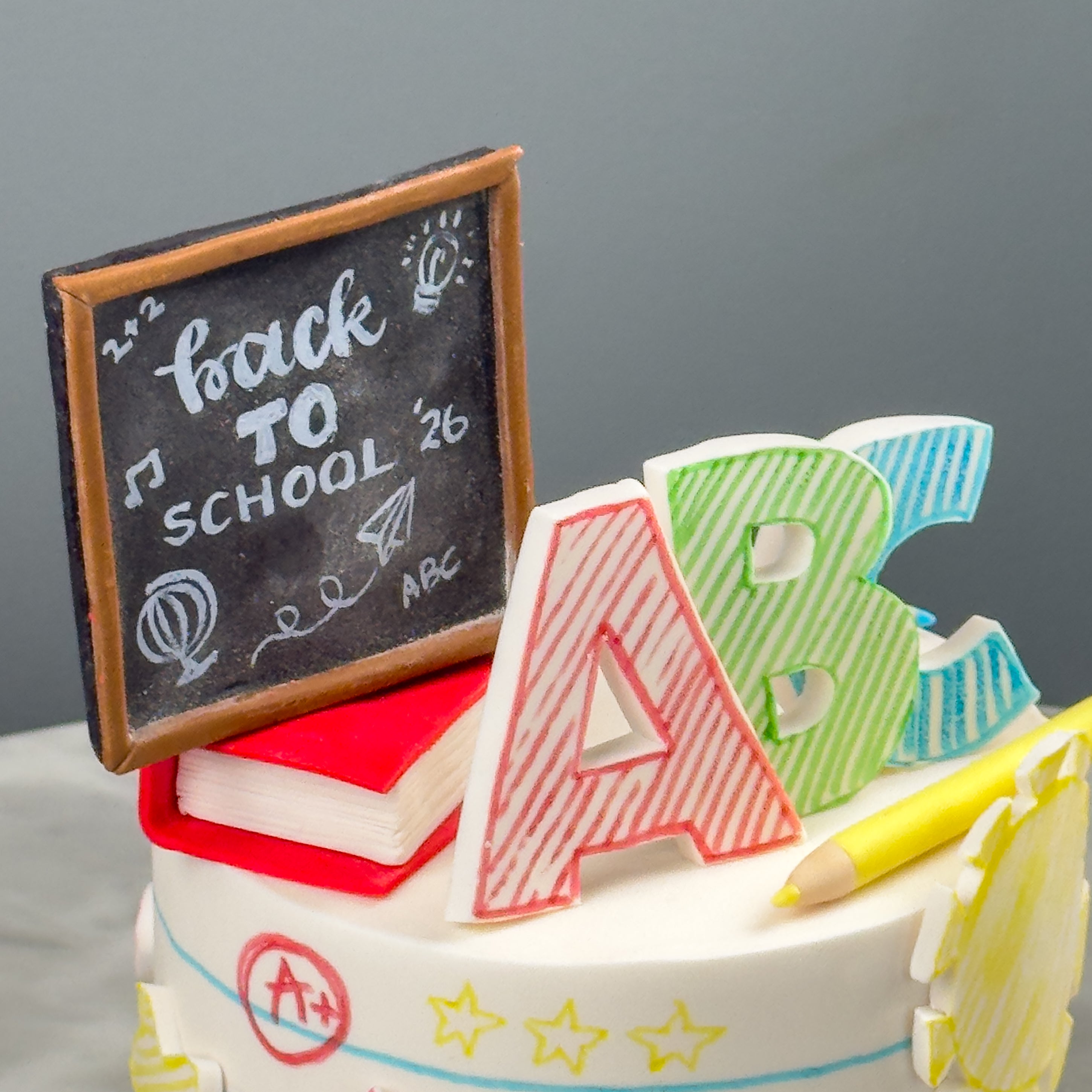 ABC Doodle Cake