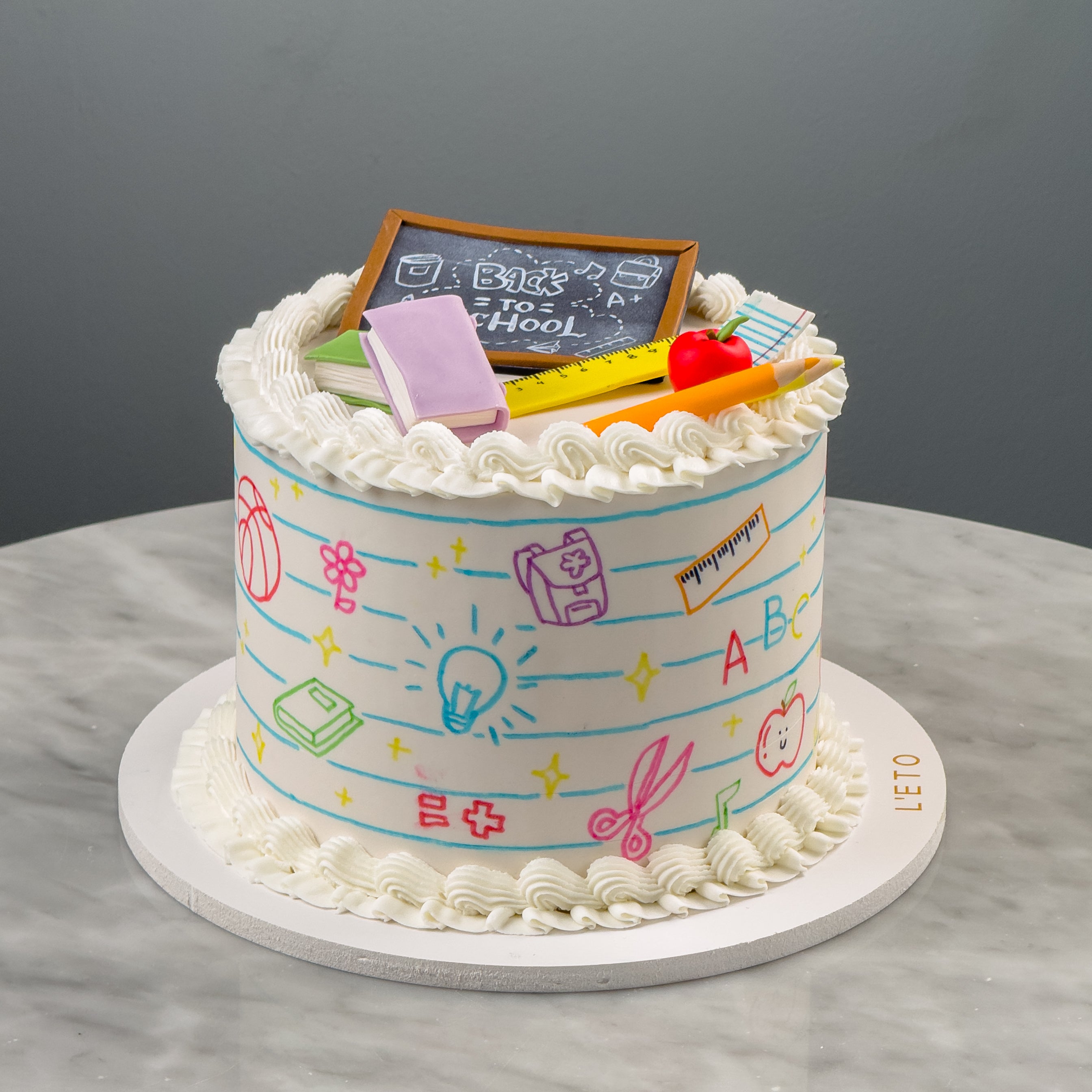 Class Notes Cake