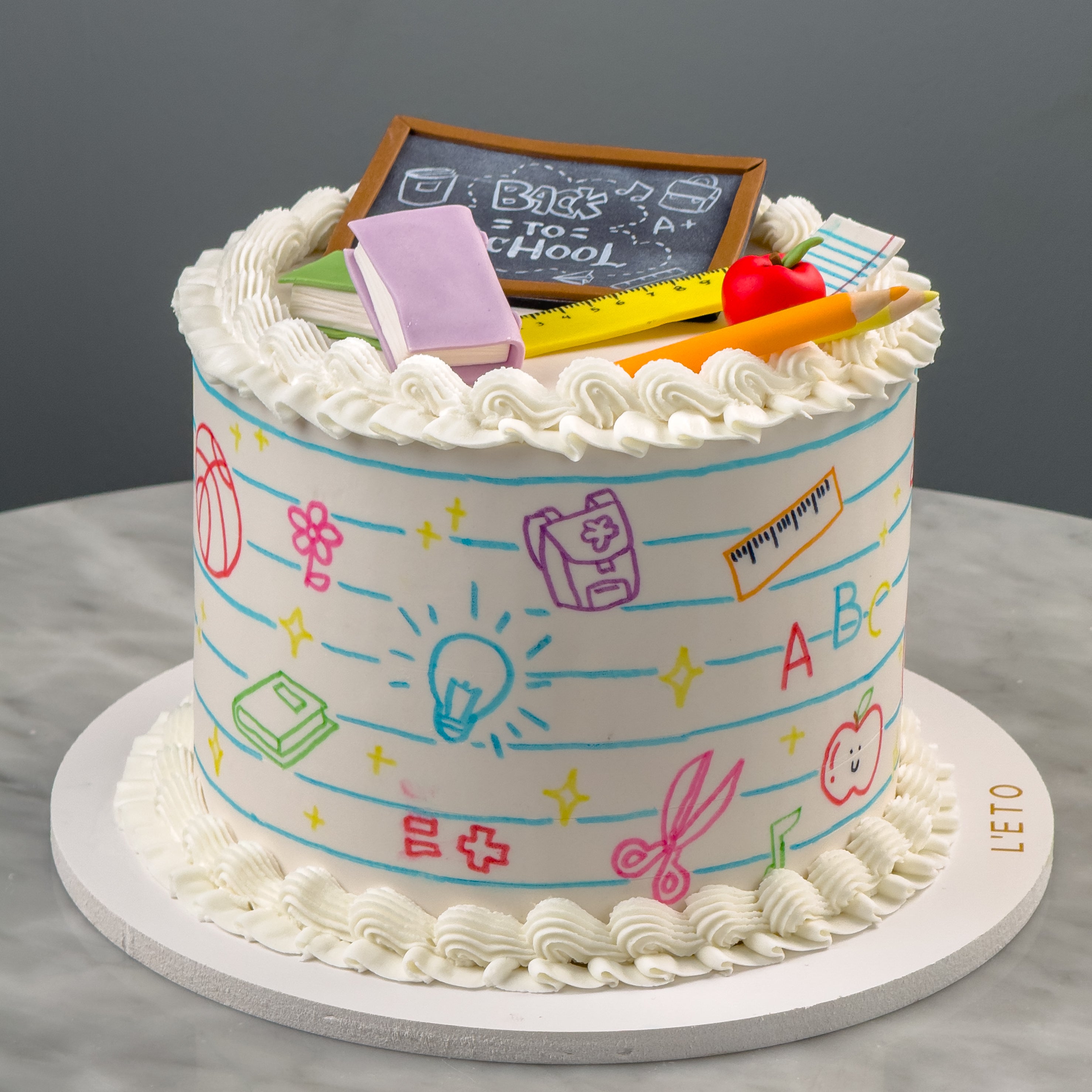 Class Notes Cake