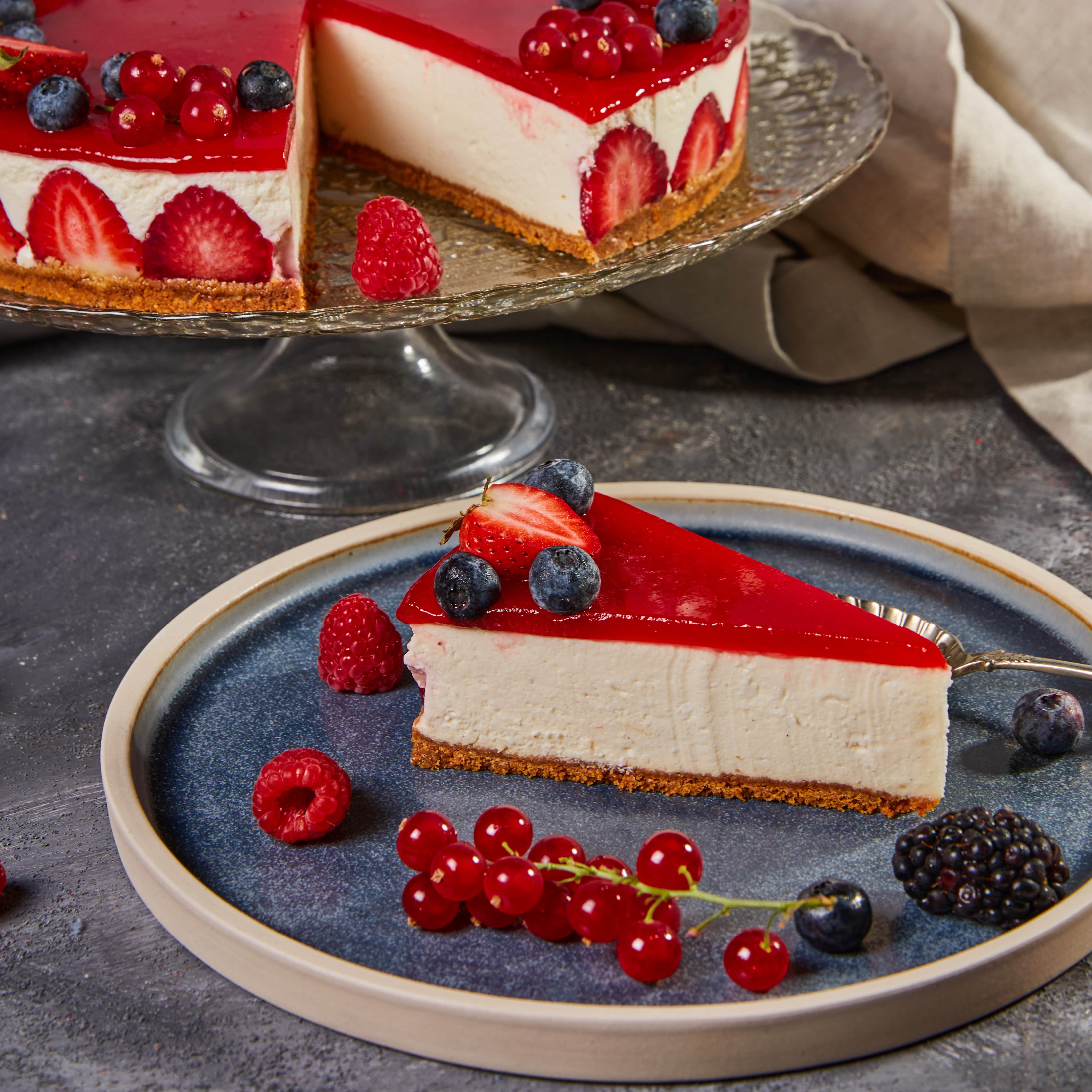 Strawberry Ricotta Cheesecake