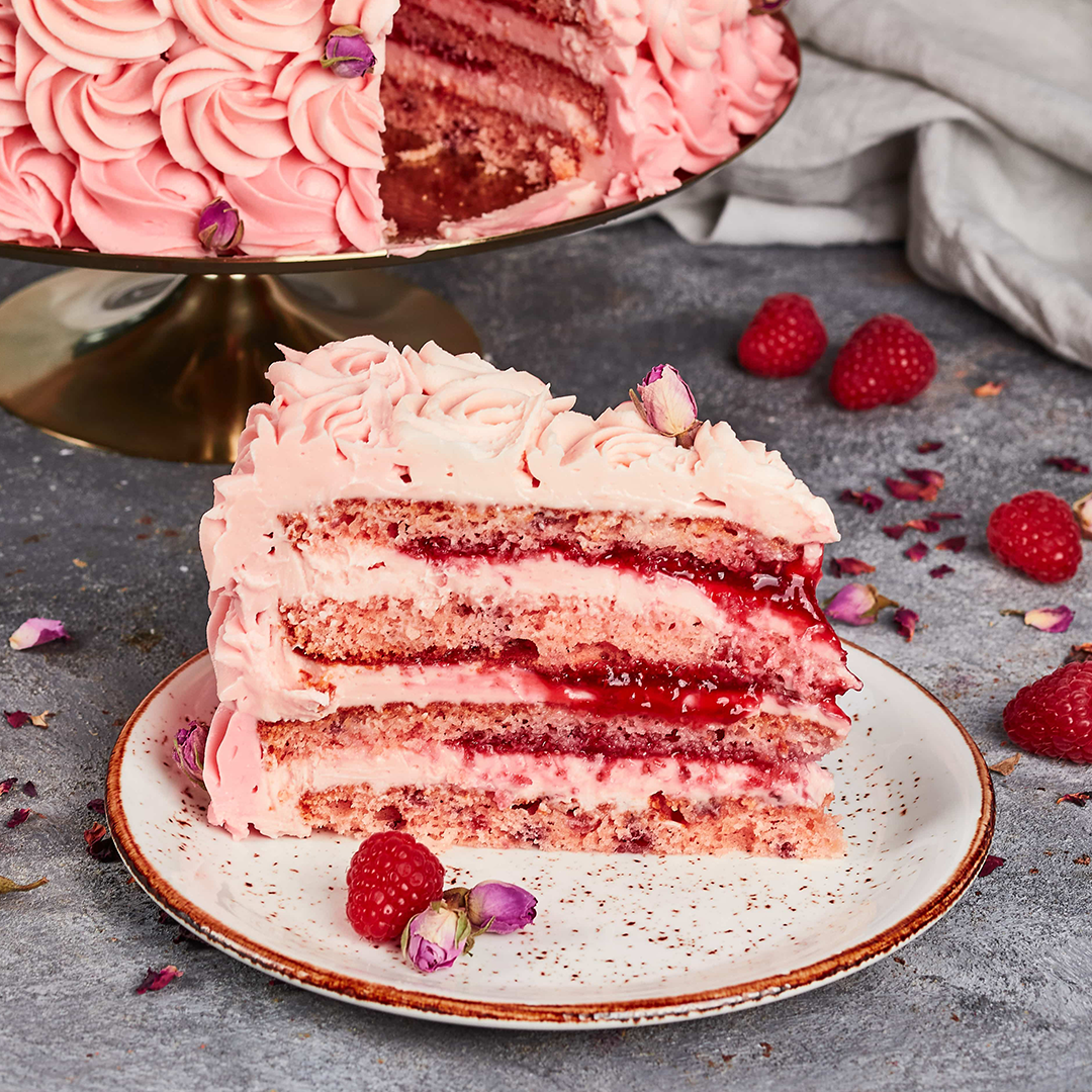 Rose & Lychee Cake