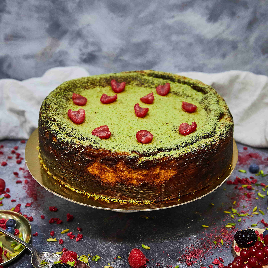 San Sebastian Cheesecake Pistachio